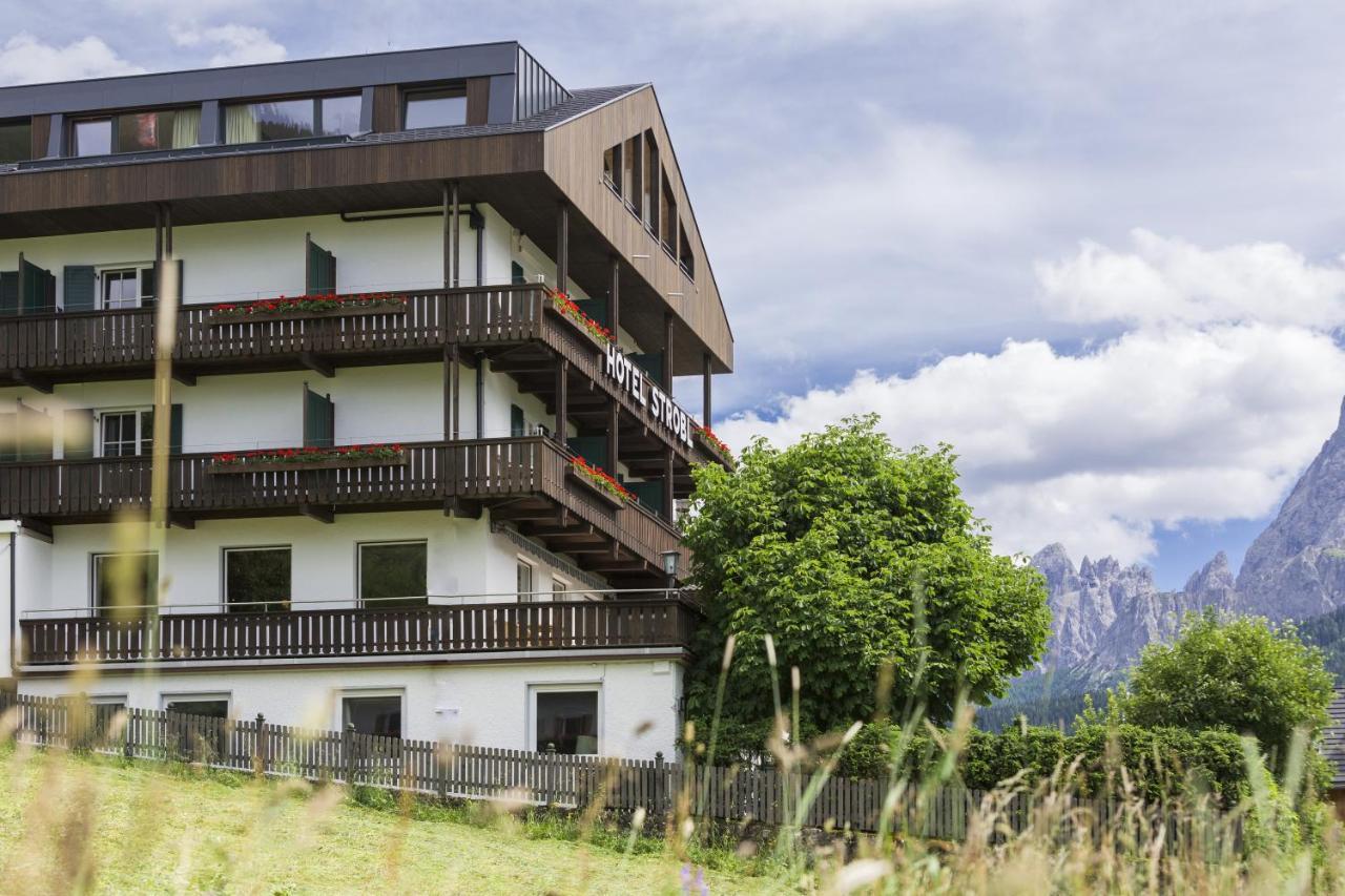 Hotel Strobl Sexten Bagian luar foto